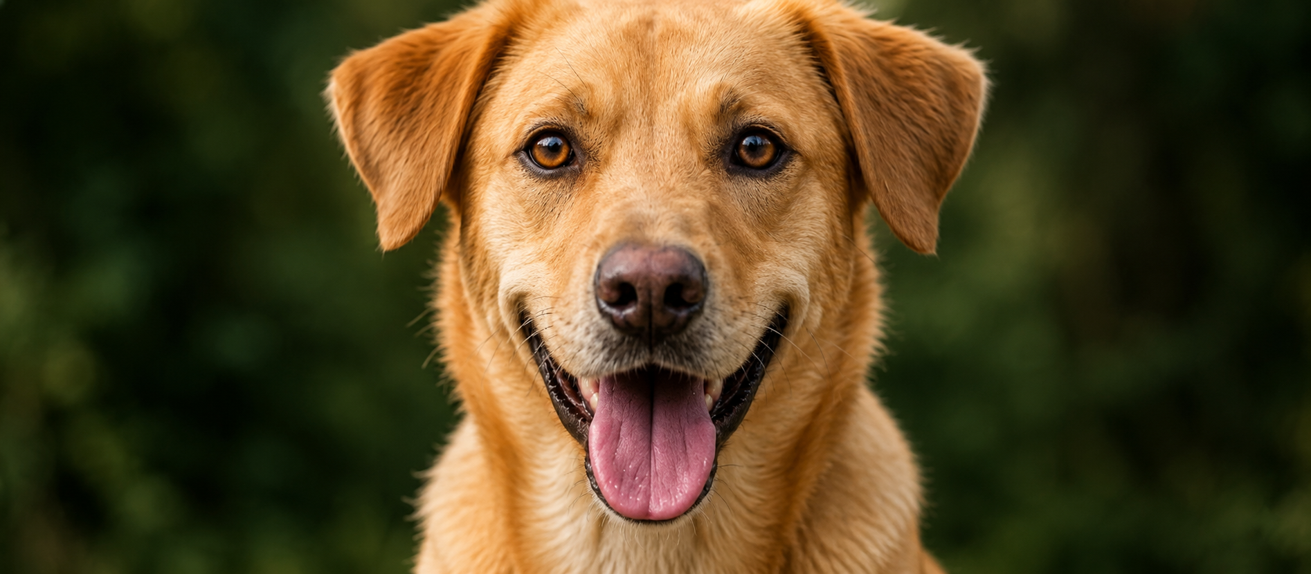 Cachorro feliz